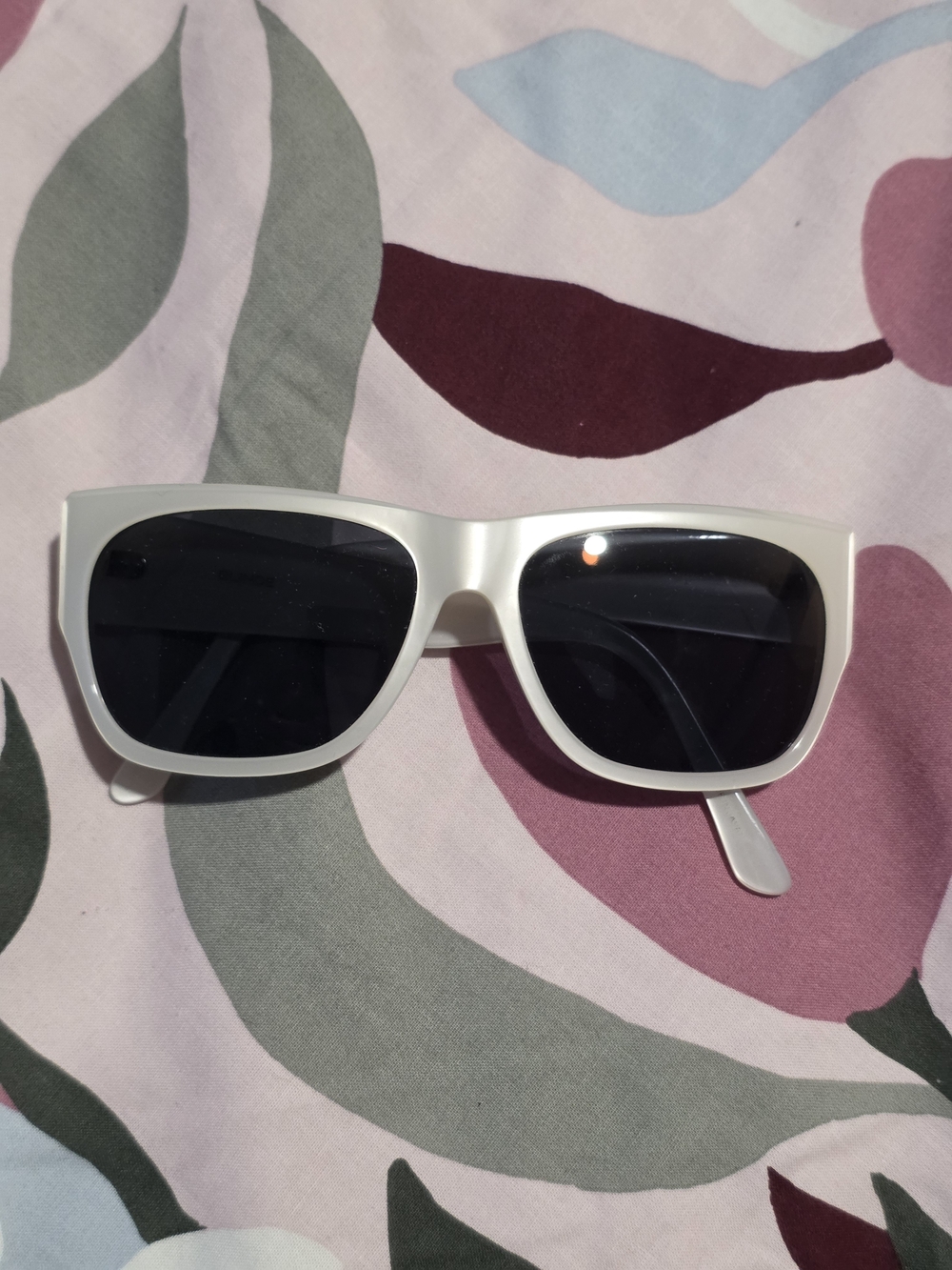 Blinde By Richard Walker White Retro Squared Sunglasses (Prescription)